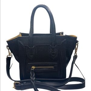 Genuine leather crossbody bag